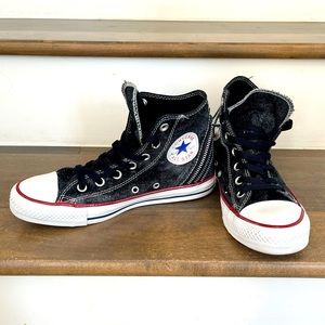 CONVERSE - HIGH TOP CHUCKS BLACK W7